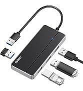 Orlian 4 Port USB 3.0 Hub Ultra Slim 5Gbps High Speed USB Hub with LED Indicator 4 in 1 USB Split...