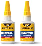 LMQ Thin Super Glue, Thin Ca Glue for All Purpose, Quick Dry Glue for Applications That Require Q...