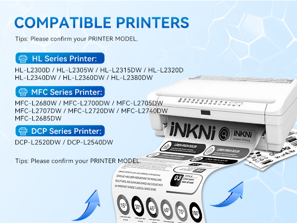 Tn660 toner guaranteed printers compatible for Brother HL-L2300D