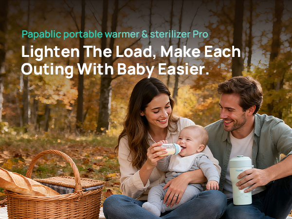 Papablic Pro Portable Bottle Warmer for Travel