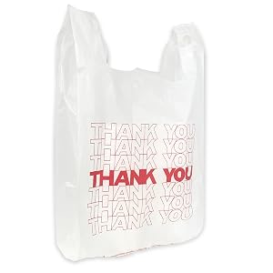 plastic bags thank you bags t-shirt bags plastic shoppping bahs