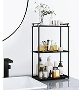 VOTZAAQ 3 Tier Bathroom Organizer Countertop, Stainless Steel Perfume Tray and Vanity Countertop ...