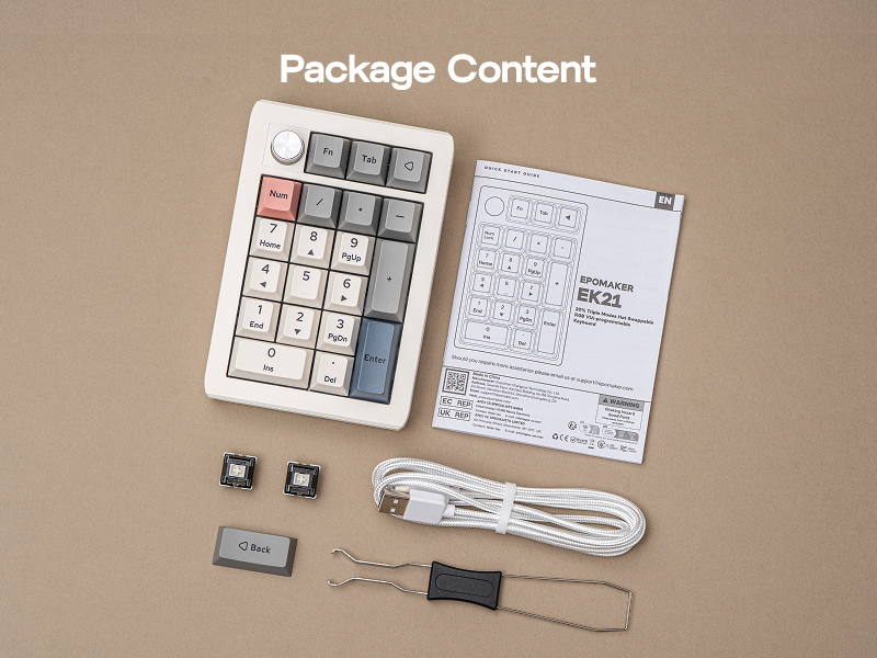 EK21 VIA Mechanical Number Pad