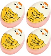 Egg Timer for Hard Boiled Eggs Soft Boiled Color Changing Indicator Tells When Eggs are Ready, Ye...