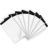 8 Pack Note Pads 3 x 5 Inch small notepads for Business Office Legal Pads, White Small Notepads W...