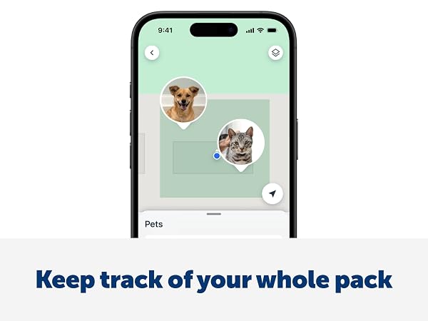 Supports multiple pets and multiple owners with seamless app sharing