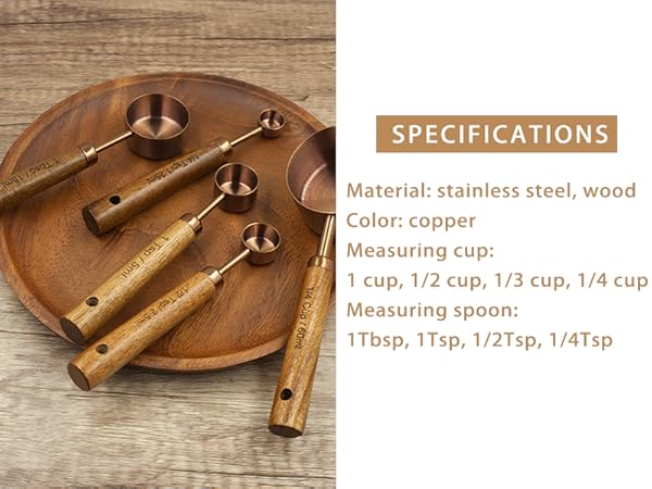 measuring cups and spoons set
