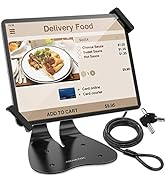 AboveTEK Anti-Theft Tablet Stand, Universal Security POS Tablet Holder, Diagonally-Oriented iPad ...