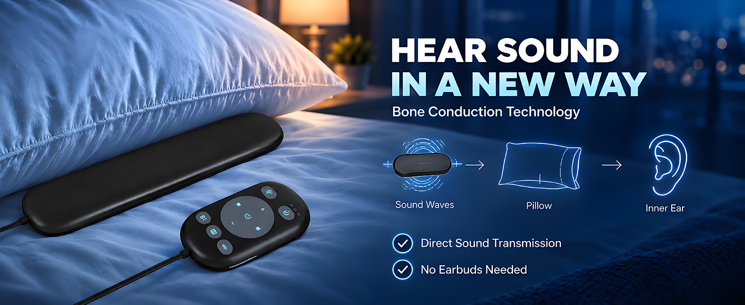 Under Pillow Bone Conduction Speaker