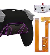 eXtremeRate Black Programmable Real Metal Buttons (RMB) Version RISE4 Remap Kit for PS5 Controlle...
