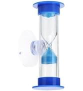 2 Minute Sand Timer for, Toothbrush Timer for 2mins / 3mins Sand Clock Timer Plastic Suction Cup ...
