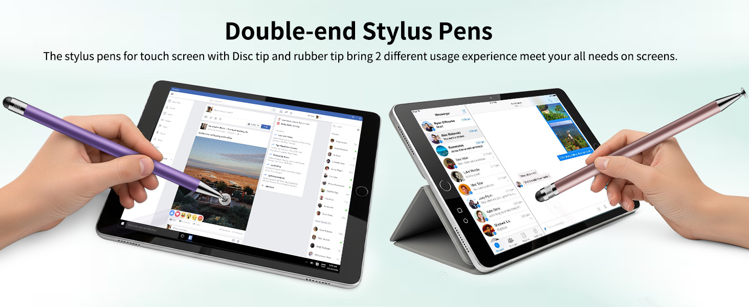 Dual stylus pens