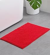 Eanpet Chenille Bath Mat Non-Slip Microfiber Floor Mat Baby Bath Mat for Kids Ultra Soft Washable...