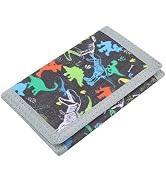 Lamiza Dinosaur Dino Kids Wallet for Boys, Little Boys Wallet for Kids w/Magic Sticker, Play Todd...