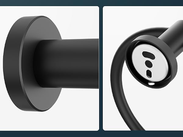 matte black towel ring