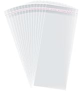 Morepack Self Sealing Cellophane Bags,4x9 Inches 200 Pcs Clear Resealable Cellophane Bags for Pac...