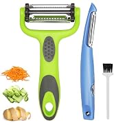 M Jingmei Vegetable Peeler Potato Peelers for Kitchen, Y and I Mulit 3 In 1 Peeler Set, Carrot Cu...