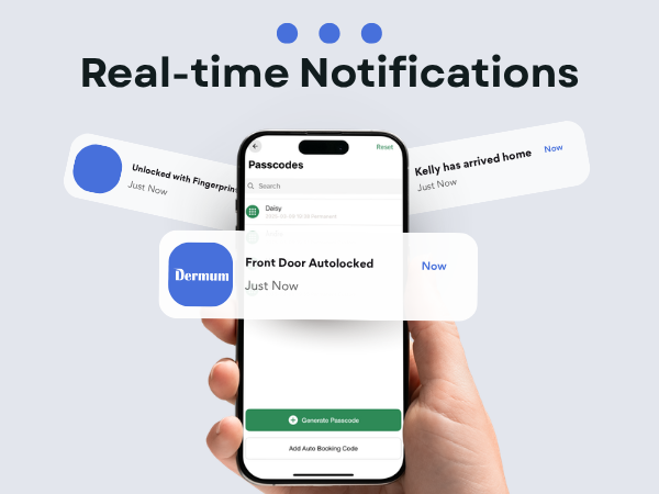 real time notifications dermum
