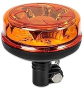1Pcs Led Beacon Light Yellow Strobe Lights for Trucks 12V 24V Orange Beacon Light Rotating Beacon...