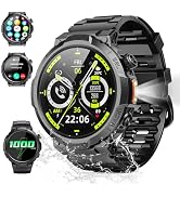Soudorv Military Smart Watch for Men, 50+ Day Battery Life, Bluetooth Call | 1.53" HD, 110+ sport...
