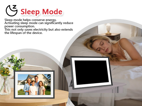FRAMEO 10.1 Inch Smart WiFi Digital Photo Frame Digital Picture Frame Digital Calendar