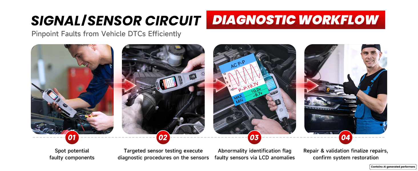 automotive voltage tester probe short finder