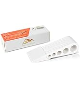 Rubber Door Stopper, Door Stop Wedge with Door Holder, Works with All Floor Surfaces (1, White)