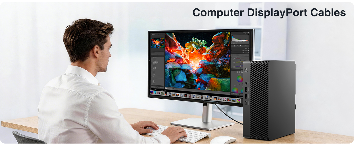 Computer DisplayPort Cable