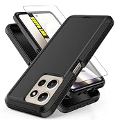 AWZHYDT for Motorola Moto G Power 5G 2025/2026 Case, Heavy Duty Protective Case with Screen Prote...