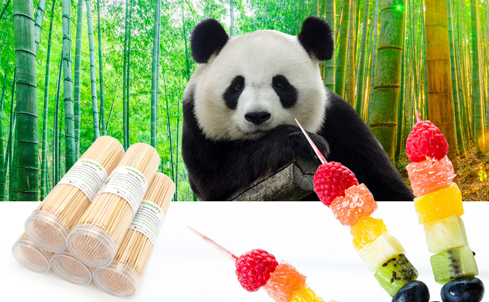 Bamboo Skewers, Wooden Skewers , Skewers for BBQ, Appetizer, Fruit Kabobs, Chocolate Fountain