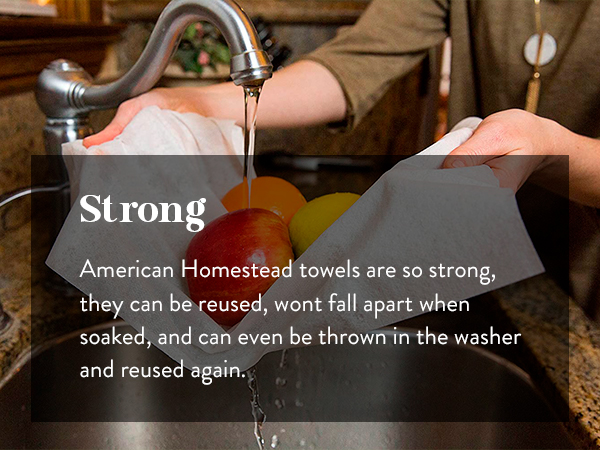 disposable cloth napkins provide greater absorbency and won't fall apart