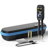 FNIRSI LCR-ST1 10KHz LCR Meter Tweezer, Mini Smart SMD Tester, ESR Meter, Multimeter, Capacitance...