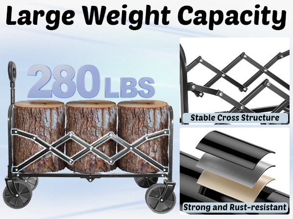 collapsible wagon cart