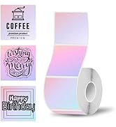 Thermal Labels Square Purple 140 Labels/Roll