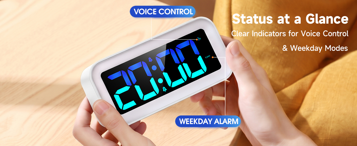 digital clock screen icons weekday mode 12 24 hour time format military time switch