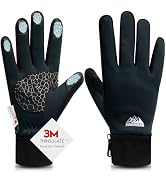 Bruvoalon Winter Gloves for Women & Men, 3M Thermal Insulation, Lycra Fabric, Touchscreen, Anti-Slip