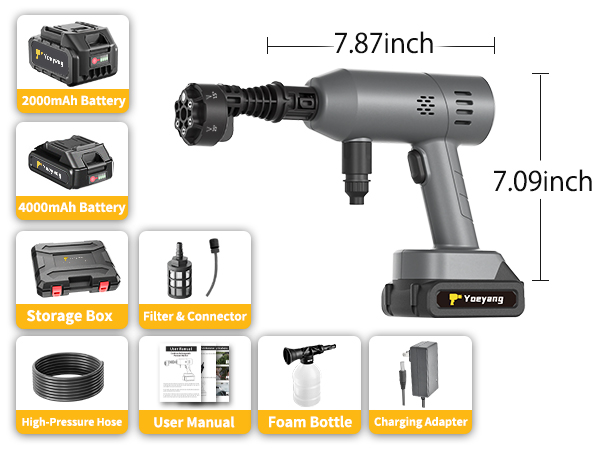 cordless power washer