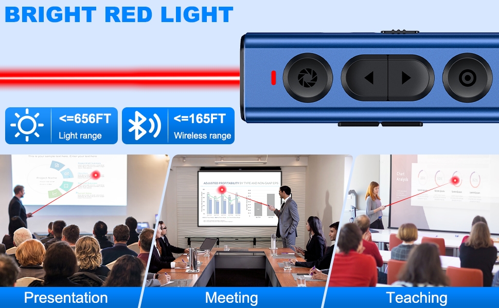 Rechargeable Presentation Clicker