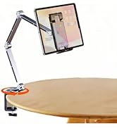 Chapter Seven Tablet Stand Holder for ipad, 3-Section Foldable Aluminum Alloy Long arm Tablet Sta...