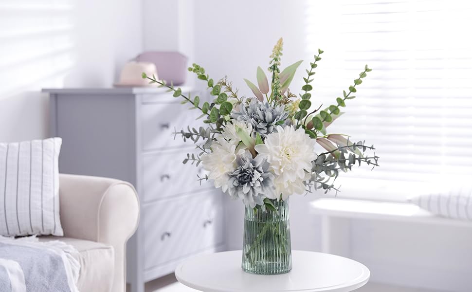 fake flowers table decor
