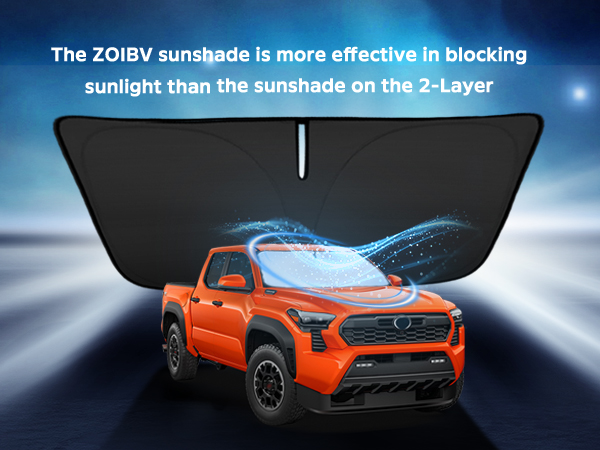 for Toyota Tacoma 2016-2026 Sun Shade