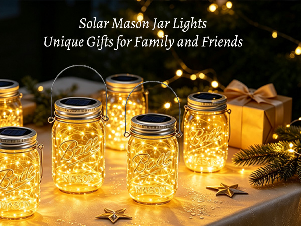 mason jar solar lights