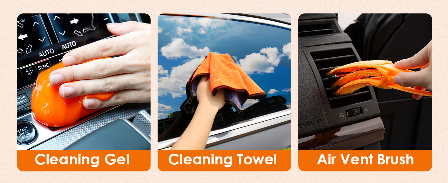 car detailing kit interior cleaner