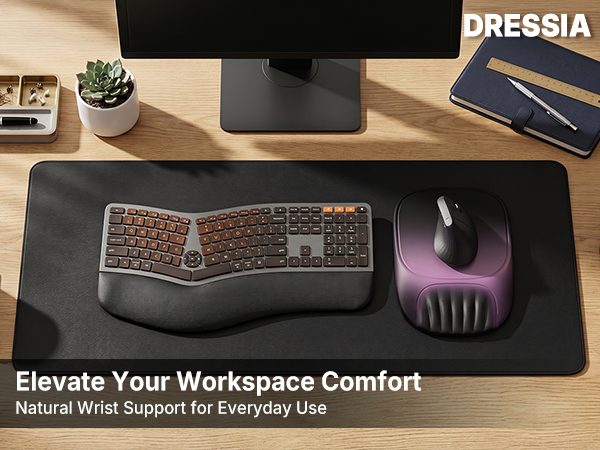 ergonomic mouse pad desk setup home office accessories for men women