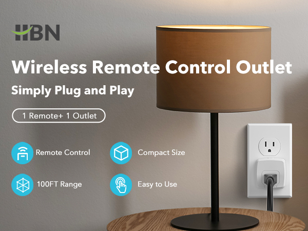 Wireless Remote Control Outlet