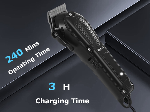 3 H Charging Time; 240 Mins Opeating Time