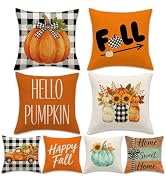 Fall Pillow Covers,Fall Decorations for Home,Thanksgiving Pillow Covers | Fall Pillow Covers Doub...