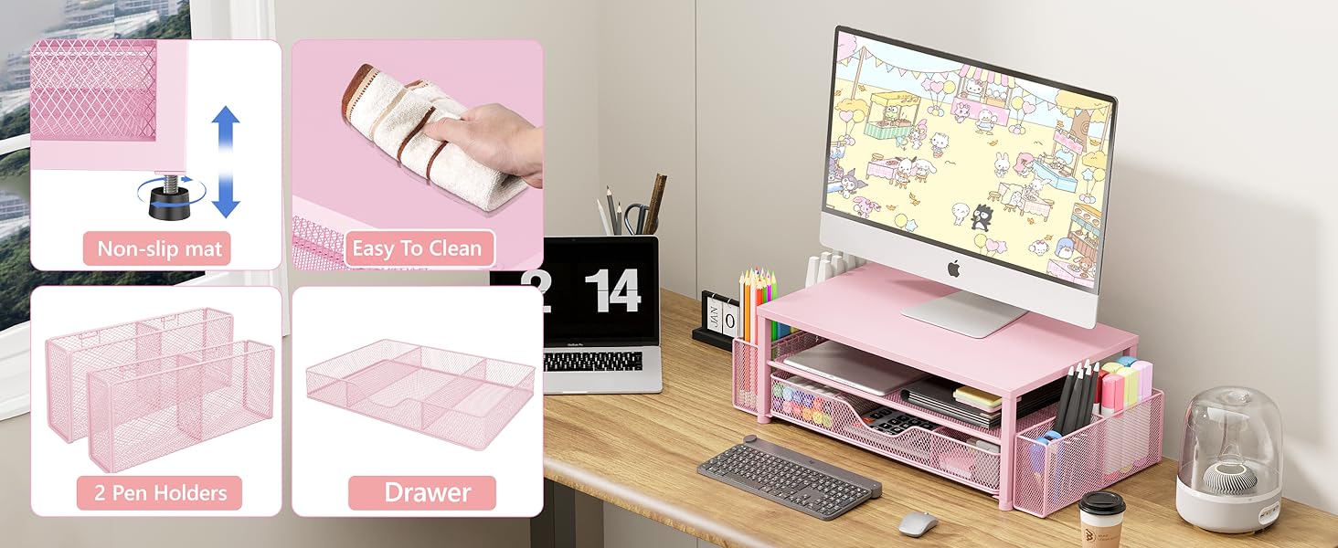 monitor stand for desk organizers and accessories computer stand riser office organization desktop