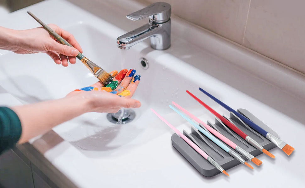 paint brush holder for artist