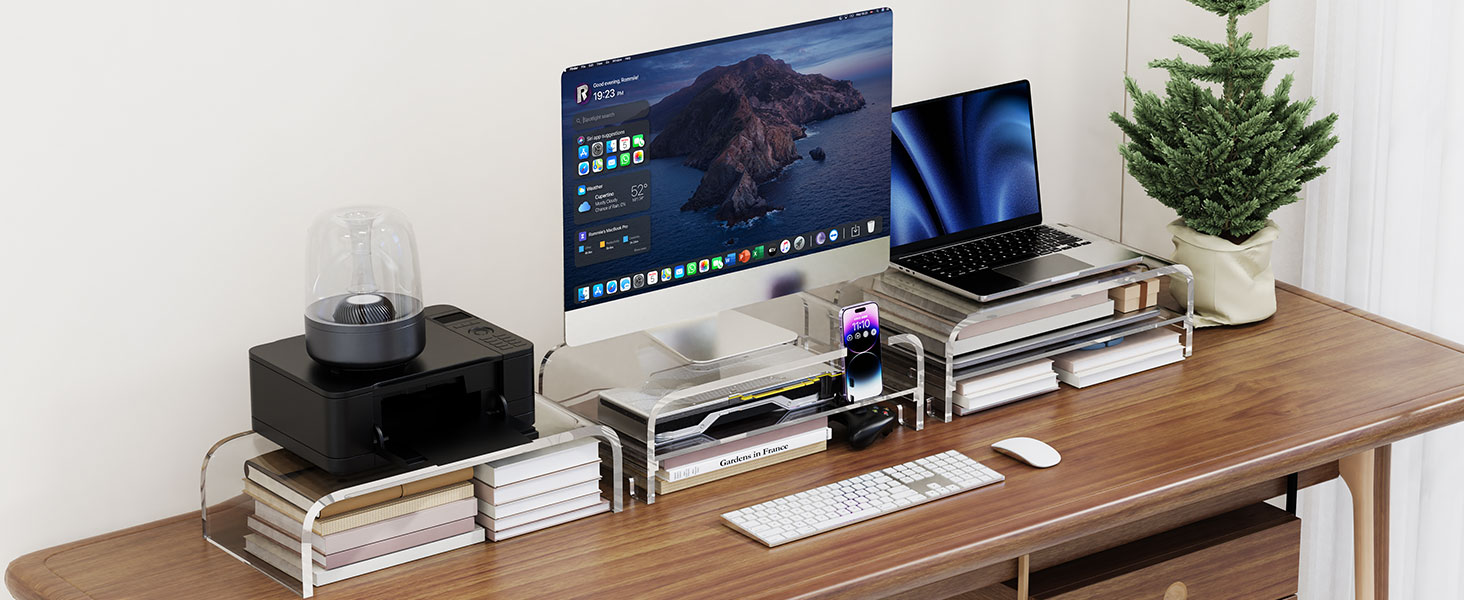 Acrylic Monitor Stand Riser